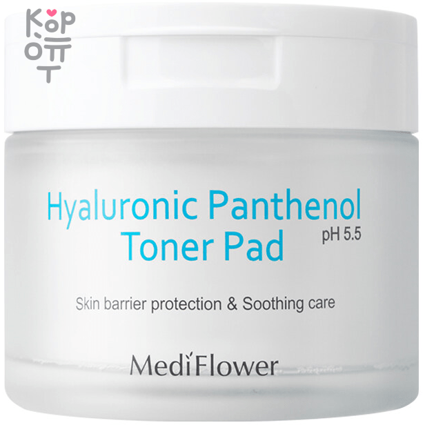 Medi Flower Hyaluronic Panthenol pH5.5 Toner Pad - Тонер-пэды с Гиалуроновой Кислотой и Пантенолом 60шт., купить с доставкой на дом фото 1 &mdash; Корейские товары для всей семьи(КорОпт)