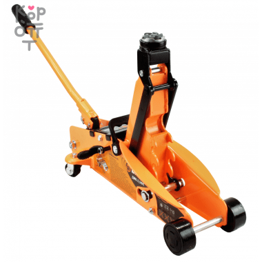 Домкрат гидравлический подкатной ДМК-2,5ФК (2,5 т, 140-390 мм, с фиксатором, в кейсе) Вихрь — Корейские товары для всей семьи(КорОпт)