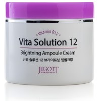 JIGOTT Vita Solution 12 Brightening Ampoule Cream Ампульный крем для улучшения цвета лица 100мл.