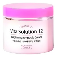 JIGOTT Vita Solution 12 Brightening Ampoule Cream Ампульный крем для улучшения цвета лица 100мл.