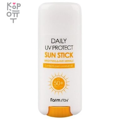 Farm Stay Daily UV Protect Sun Stick SPF50++PA+++ Солнцезащитный стик для всех типов кожи 16гр. — Корейские товары для всей семьи(КорОпт)