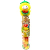 Карамель Niham Candy Panda с игрушкой, наполненной драже со вкусом спелых фруктов