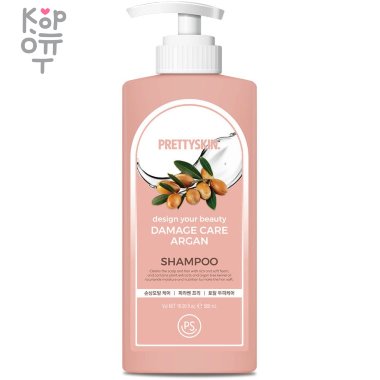 Pretty Skin Damage Care Argan Shampoo - Шампунь для волос с аргановым маслом 500мл. — Корейские товары для всей семьи(КорОпт)