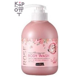 SkinPastel Aroma Rose Body Wash — Успокаивающий гель для душа с экстрактом розы, 500 мл