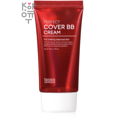 Tenzero Perfect Cover BB Cream - ВВ-крем в универсальном светло-бежевом оттенке 50мл.