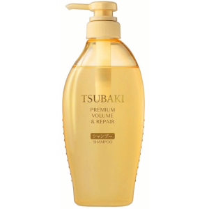SHISEIDO TSUBAKI Premium Volume &amp; Repair Shampoo - Увлажняющий шампунь для объема волос с Маслом Камелии 450мл. 