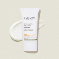 Mary&May CICA Soothing Sun Cream SPF 50+ PA++++ - Успокаивающий солнцезащитный крем с центеллой 50мл.