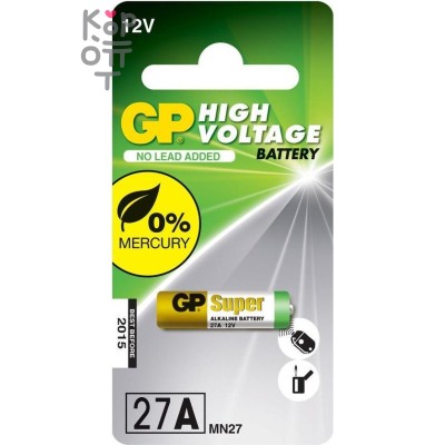 GP High Voltage 27A-2CR1 - Щелочная батарейка