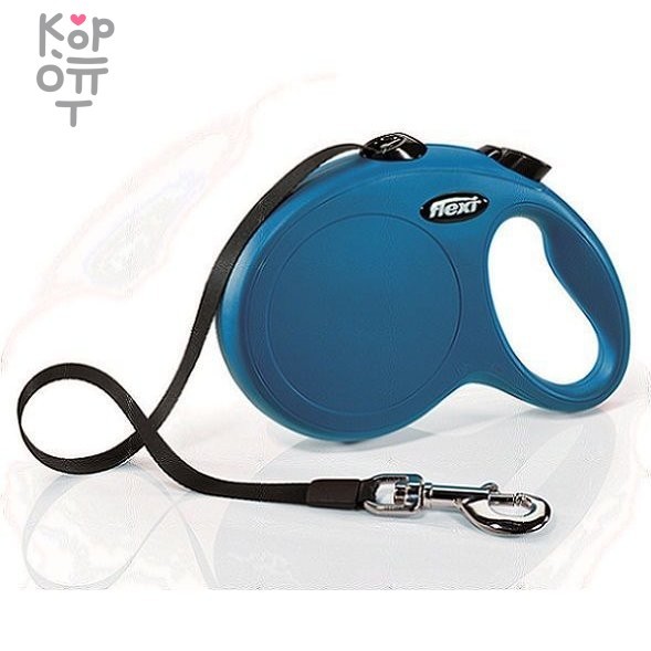 flexi рулетка New Classic L (до 50 кг) лента 5 м синяя