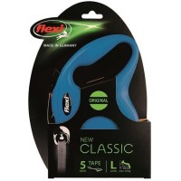 flexi рулетка New Classic L (до 50 кг) лента 5 м синяя