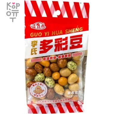 Арахис отборный GuoYi Хрустящий с уникальным послевкусием, 120гр. &mdash; Корейские товары для всей семьи(КорОпт)