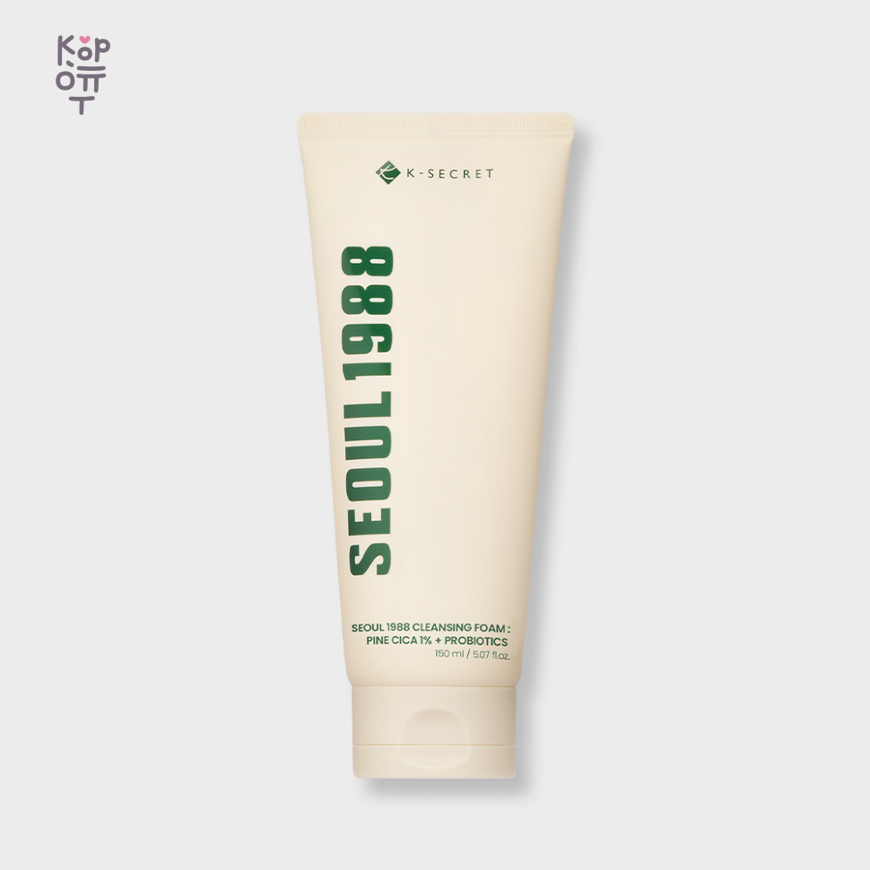 K-SECRET Seoul 1988 Seoul Tree Cleansing Foam — Пенка для умывания с экстрактом сосны, центеллой и пробиотиками, 150 мл
