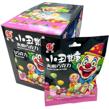 Конфеты Веселый клоун с шоколадной начинкой &mdash; Корейские товары для всей семьи(КорОпт)