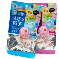 Леденцовая карамель Yimubai Smile Candy с витамином С и взрывным вкусом фруктов