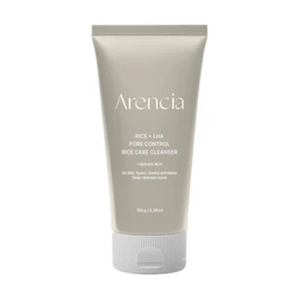 Rice + LHA Pore Control Rice Cake Cleanser — Пенка с кислотами от чёрных точек, 150 мл