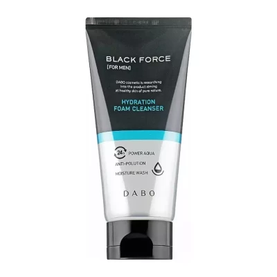 DABO Homme Black Force Hydration Foam Cleanser — Пенка для умывания с углём для мужчин, 120 миллилитров, 120 г