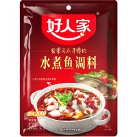Haorenjia Seasoning for Boiled Fish Spicy Flavor - Набор овощей и специй для приготовления рыбного супа, 198гр.