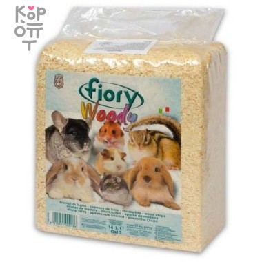 FIORY опилки для грызунов Woody 14 л — Корейские товары для всей семьи(КорОпт)
