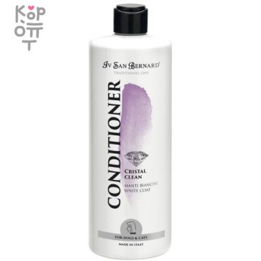 ISB Traditional Line Cristal Clean Кондиционер для устранения желтизны шерсти 500 мл — Корейские товары для всей семьи(КорОпт)