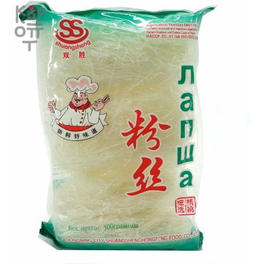 Лапша Фунчоза – крахмальная лапша, Shuangsheng, 140гр. — Корейские товары для всей семьи(КорОпт)