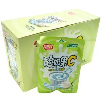 Конфеты VC Yogurt Fruit C - Газированная Йогуртовая помадка с витамином С