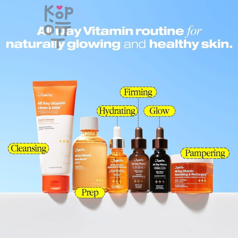 Jumiso All Day Vitamin Clean&Mild Facial Cleanser - Мягкий гель для умывания 150 мл