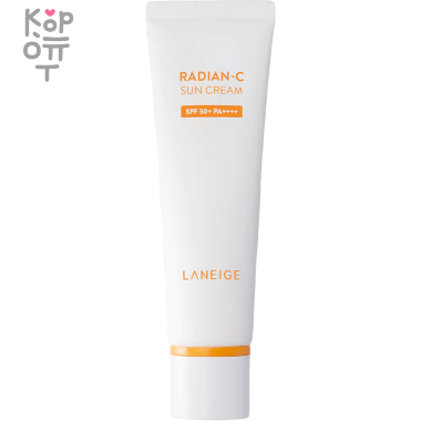 Laneige Radian-C Sun Cream Spf50+/Pa++++ - Отбеливающий солнцезащитный крем для лица 50мл. — Корейские товары для всей семьи(КорОпт)