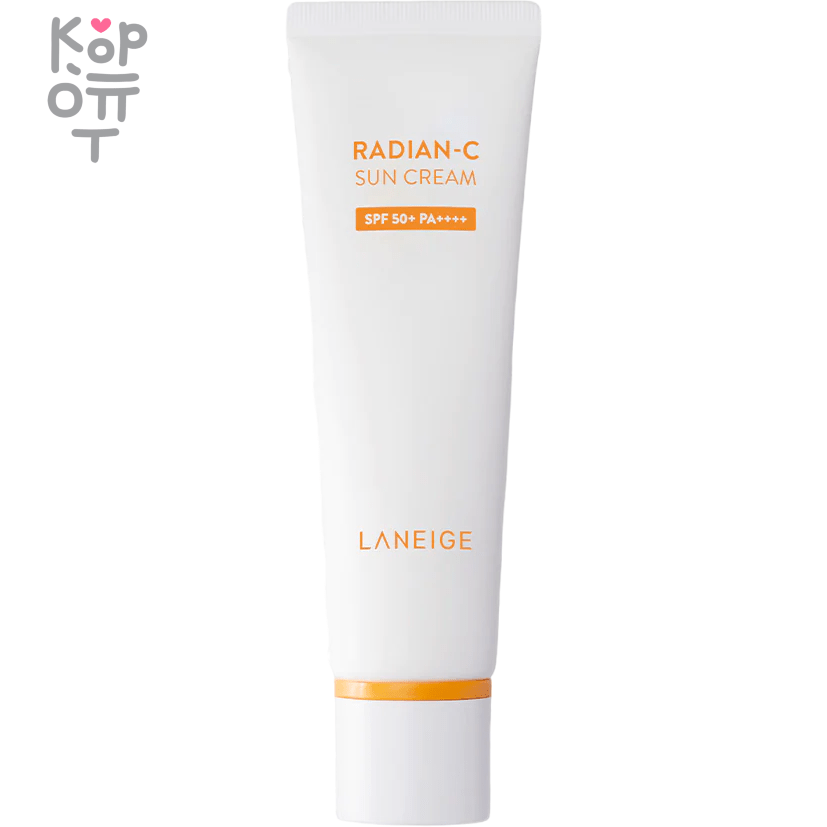 Laneige Radian-C Sun Cream Spf50+/Pa++++ - Отбеливающий солнцезащитный крем для лица 50мл., купить с доставкой на дом фото 1 — Корейские товары для всей семьи(КорОпт)