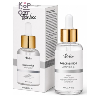 Thinkco Niacinamide Ampoule - Сыворотка освежающая, с ниацинамидом, 80 мл
