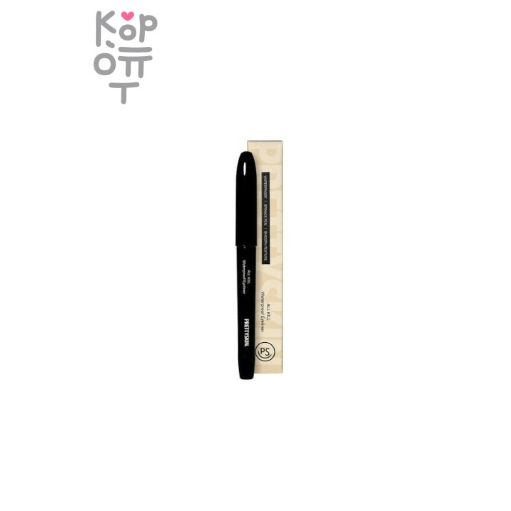 PrettySkin All Kill Waterproof Eyeliner - Подводка для глаз водостойкая черный цвет 1 гр