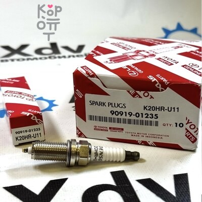 Свеча зажигания K20HRU11 90919-01235 PRADO GRJ12# 1GRFE для TOYOTA