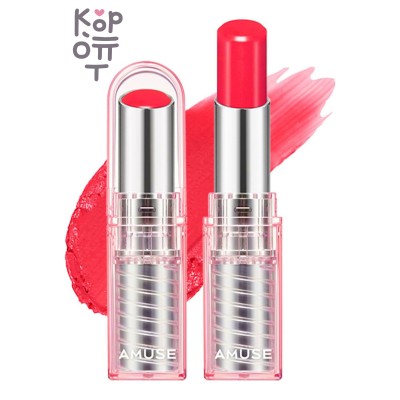 AMUSE Dew Balm 04 Cherry - Увлажняющий оттеночный бальзам для губ в вишнёво-розовом оттенке, 3,2 г