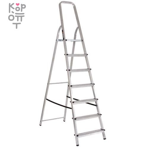Стремянка алюминиевая ВИХРЬ СА 1х7, купить с доставкой на дом фото 1 — Корейские товары для всей семьи(КорОпт)