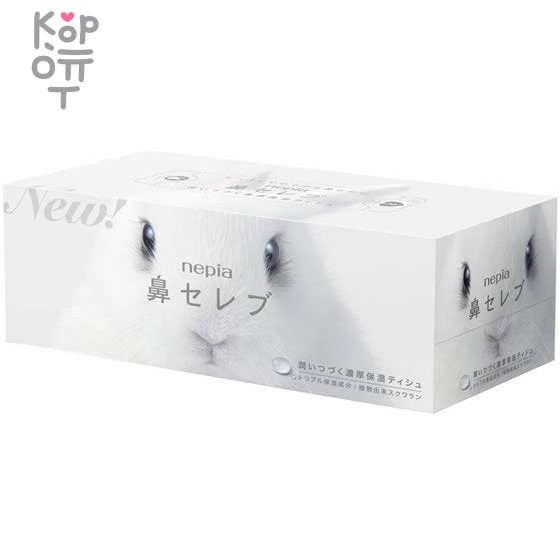 NEPIA Funny Noses Бумажные двухслойные салфетки 200шт. (1 пачка), купить с доставкой на дом фото 1 — Корейские товары для всей семьи(КорОпт)