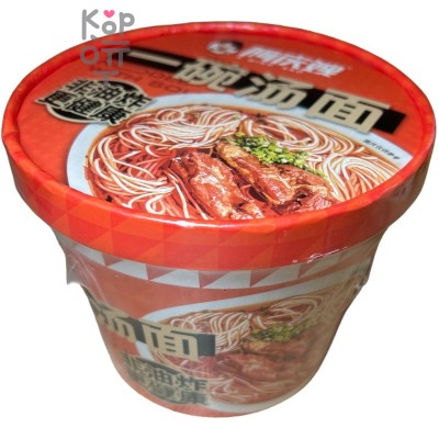 Лапша быстрого приготовления Qing Sao - Тонкая в кисло-остром соусе, 115гр.