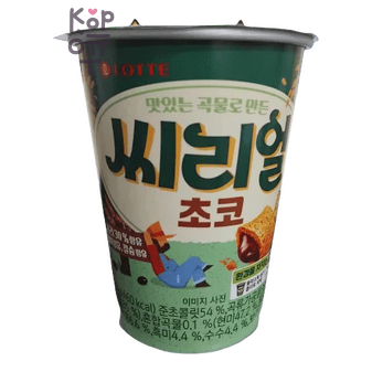 Lotte Cereal Choco — Злаковые подушечки с шоколадной начинкой 89гр.