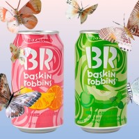 Baskin Robbins Apple Mint Zparkling Zero Газированный напиток со вкусом мятного яблока, 350 мл