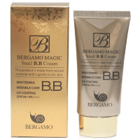 Bergamo Magic Snail BB Cream SPF 50 PA+++ - Увлажняющий ВВ крем с муцином улитки 50 мл