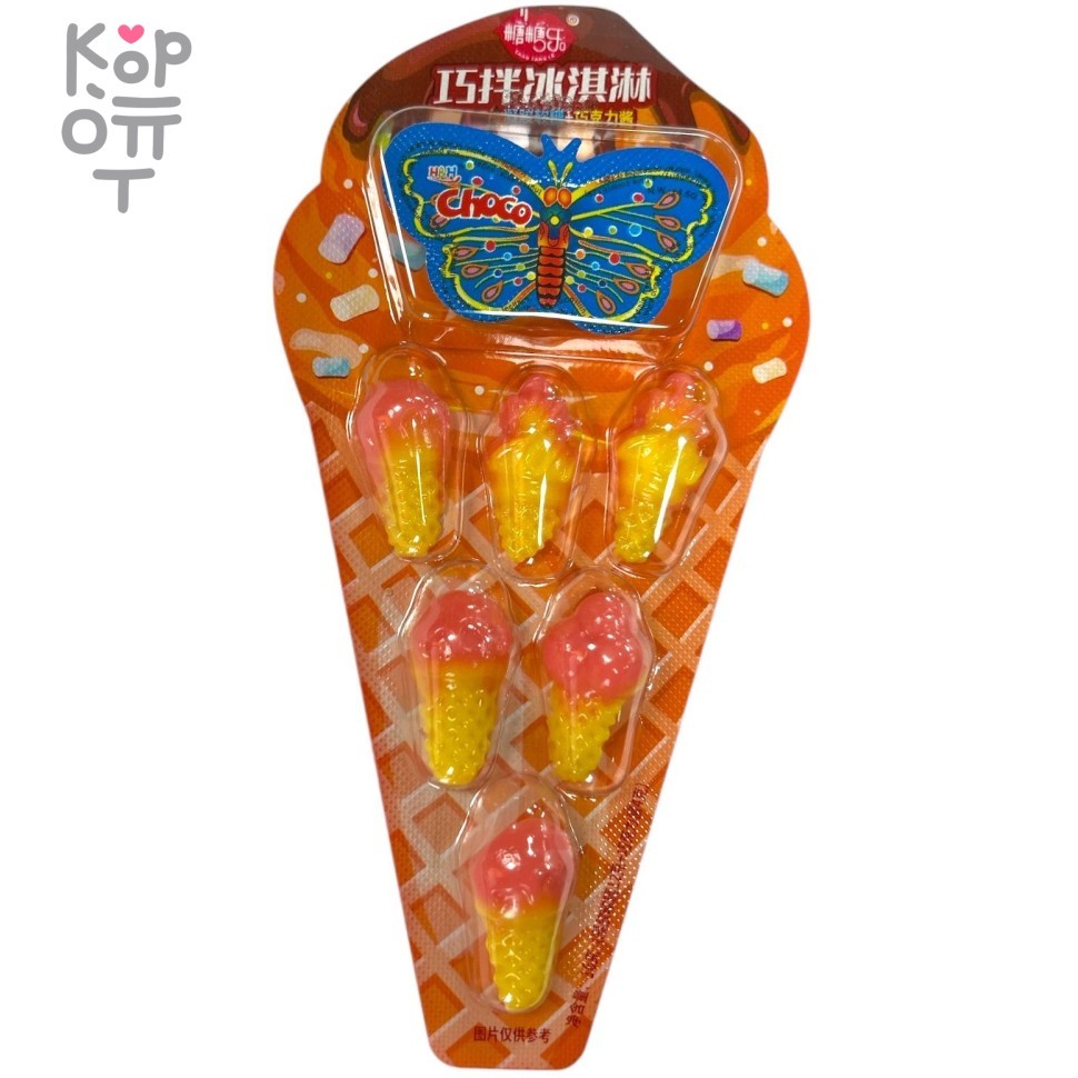 Мармелад Tangyouquan мороженное со вкусом фруктов и шоколадной пастой, купить с доставкой на дом фото 1 — Корейские товары для всей семьи(КорОпт)