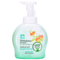 LION Shokubutsu Monogatari - Гель со взбитой пеной для душа, густой 450мл.
