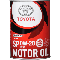 TOYOTA MOTOR OIL 0W20 SP/GF-6A TOYOTA Моторное масло для бензиновых двигателей 