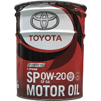 TOYOTA MOTOR OIL 0W20 SP/GF-6A TOYOTA Моторное масло для бензиновых двигателей 