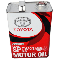 TOYOTA MOTOR OIL 0W20 SP/GF-6A TOYOTA Моторное масло для бензиновых двигателей 