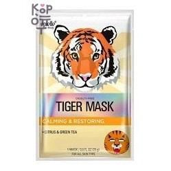 Epielle Calming & Restoring Tiger Mask — Успокаивающая и восстанавливающая тканевая маска «Тигр», 25 г