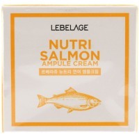 Lebelage Nutri Salmon Ampule Cream - Питательный ампульный крем с маслом лосося, 70 мл
