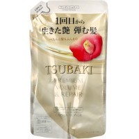 SHISEIDO TSUBAKI Premium Volume & Repair Treatment - Увлажняющий кондиционер для объема волос с Маслом Камелии 450мл. 