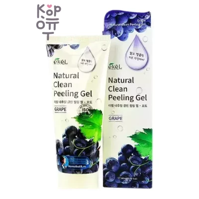 Ekel - Grape Natural Clean Peeling Gel, 180 мл