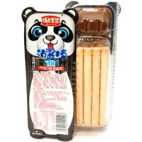 Печенье ShanjiangBang Dipping Sauce Cookie Bars Kids - Бисквитное печенье Панда с нежным шоколадным соусом, 28гр.