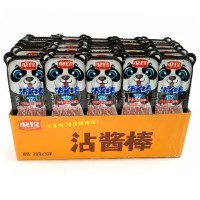 Печенье ShanjiangBang Dipping Sauce Cookie Bars Kids - Бисквитное печенье Панда с нежным шоколадным соусом, 28гр.