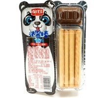 Печенье ShanjiangBang Dipping Sauce Cookie Bars Kids - Бисквитное печенье Панда с нежным шоколадным соусом, 28гр.